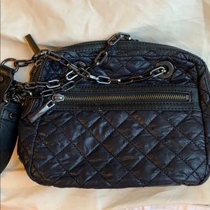 Authentic Tory Burch Black Quilted Cross Body